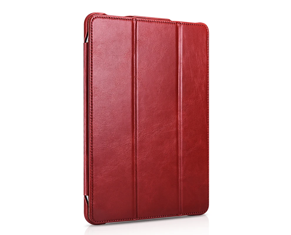 ICARER для iPad Pro 11 чехол винтажный из натуральной кожи флип-чехол-книжка смарт-чехол для Apple iPad Pro 11 дюймов крышка авто Пробуждение спальные мешки