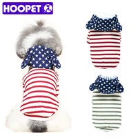 hoopet pet dog clothes teddy two feet clothing sweater spring and autumn cat t shirt
