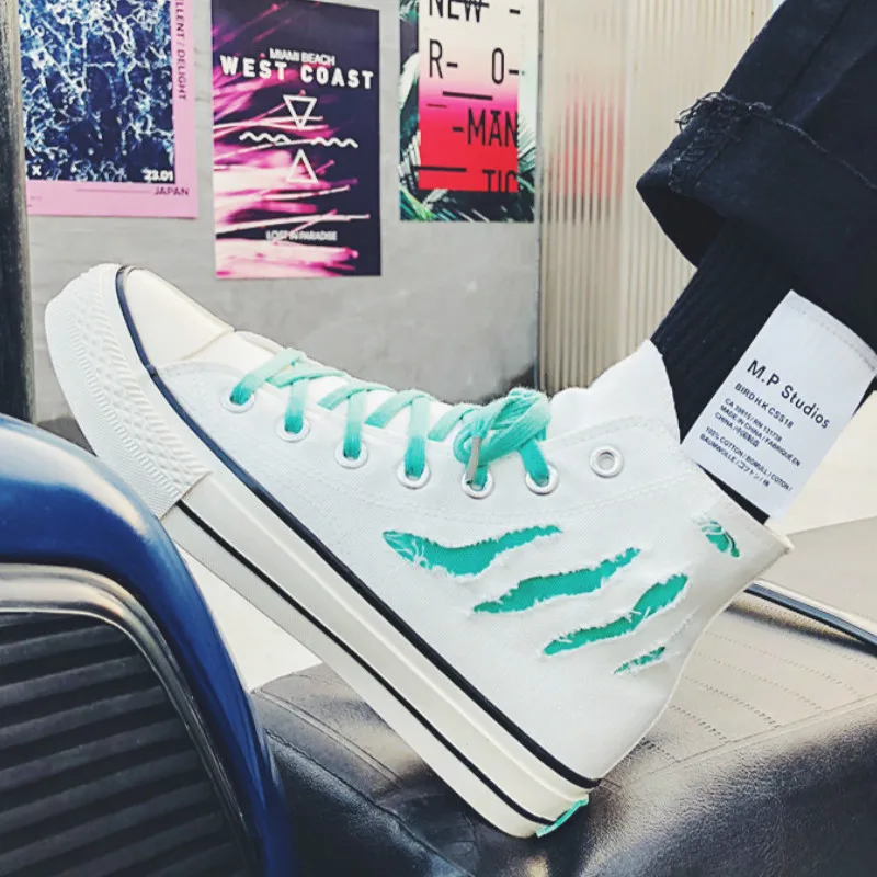 Мужские парусиновые кроссовки для скейтбординга спортивные отдыха подростков