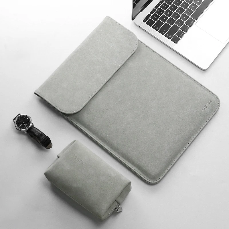 2019 новая матовая сумка для ноутбука из искусственной кожи 15 6 14 macbook Air 13 Pro Retina 11 12