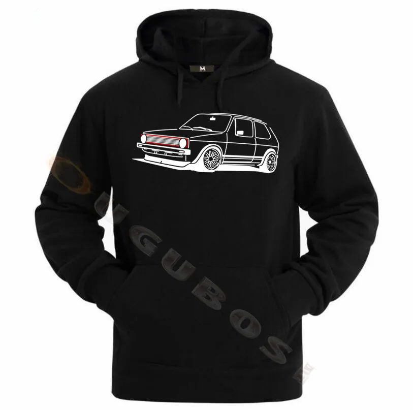Подробная информация об худи GOLFS 1 Gti MK1 для фанатов GTI Fans тюнинга Вольфсбург версия
