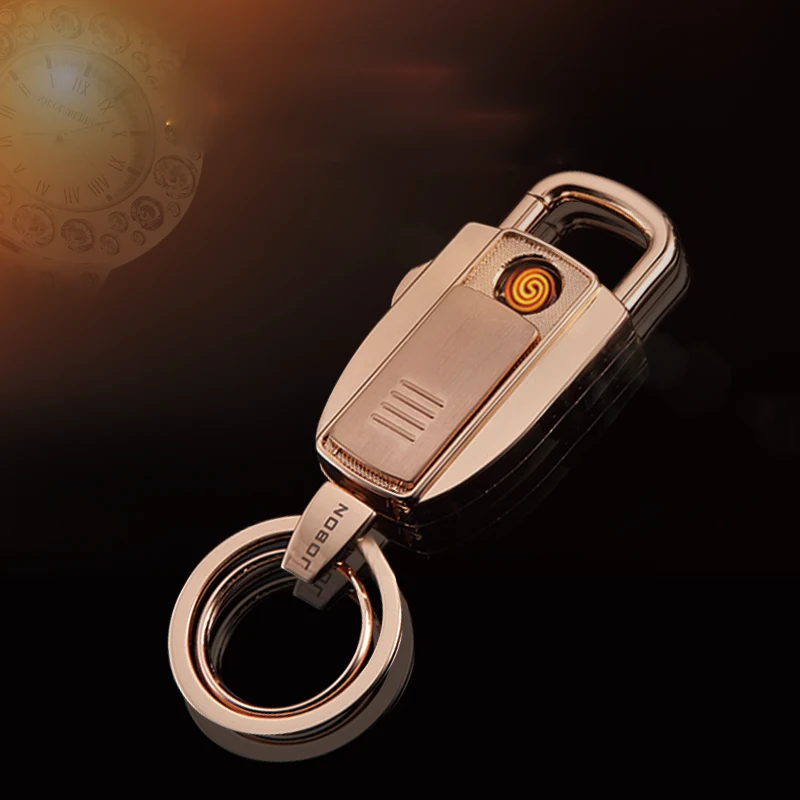 8755-1 креативный usb-зажигалка в форме замка из цинкового сплава с пряжкой для