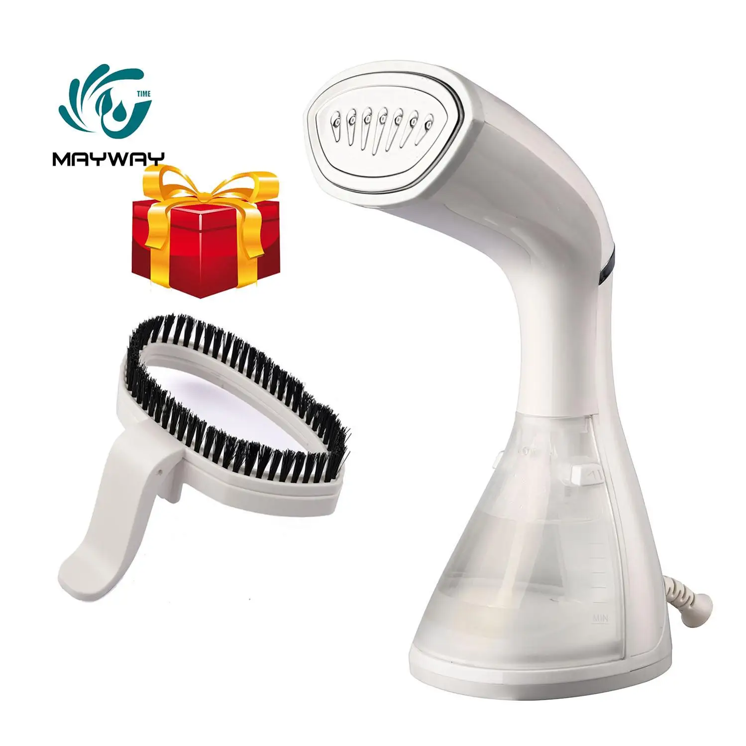 802-WHITE Мини паровой утюг ручной щётка для сухой чистки одежды бытовой техники портативный путешествия отпариватели одежды одежда электротоваров - Цвет: 802-WHITE