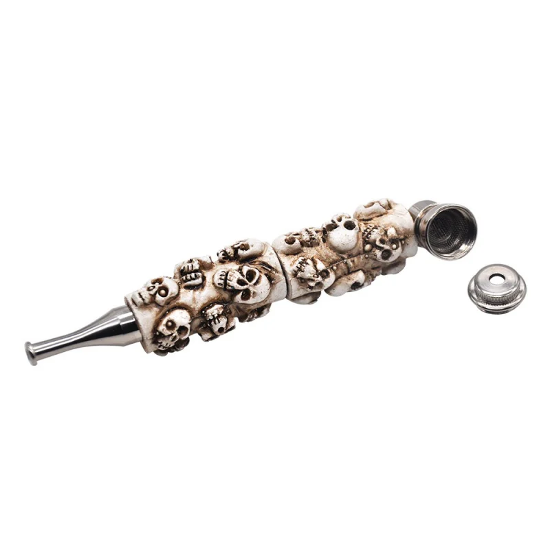 Милый измельчитель курение травы трубы металлические табачные крутой череп