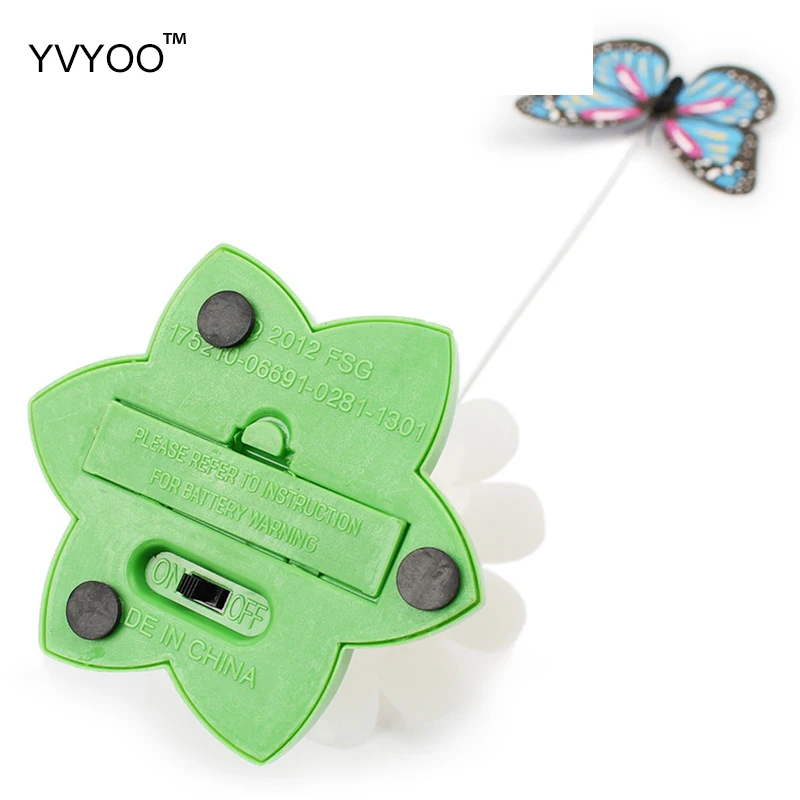 Игрушка для домашних животных YVYOO электрическая Бабочка и птица Автоматическое