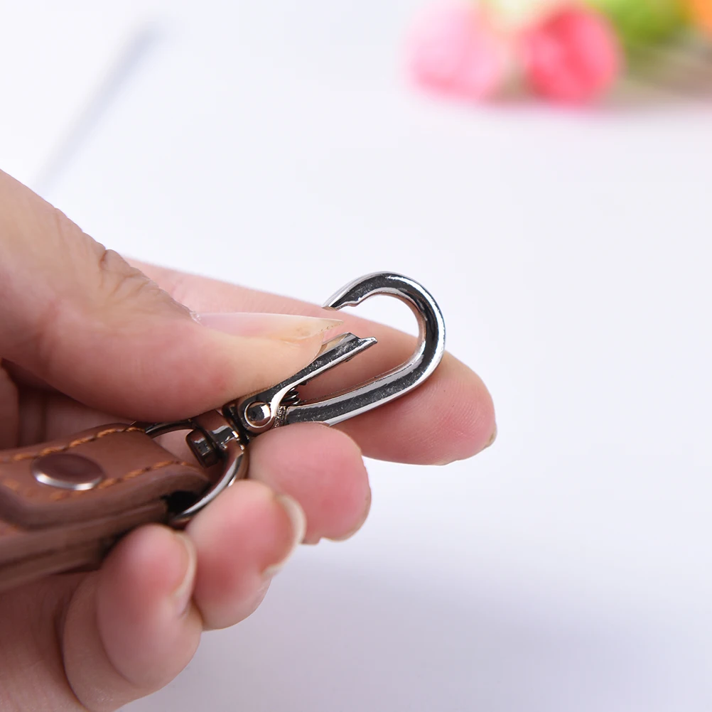 1 шт. из искусственной кожи ремешок для Мобильный телефон ключей металлический
