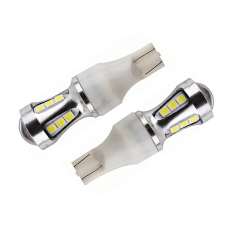 2 шт. Автомобильные светодиодные фонари заднего хода T15 921 912 W16W 15 SMD 3030|led auto lights|auto