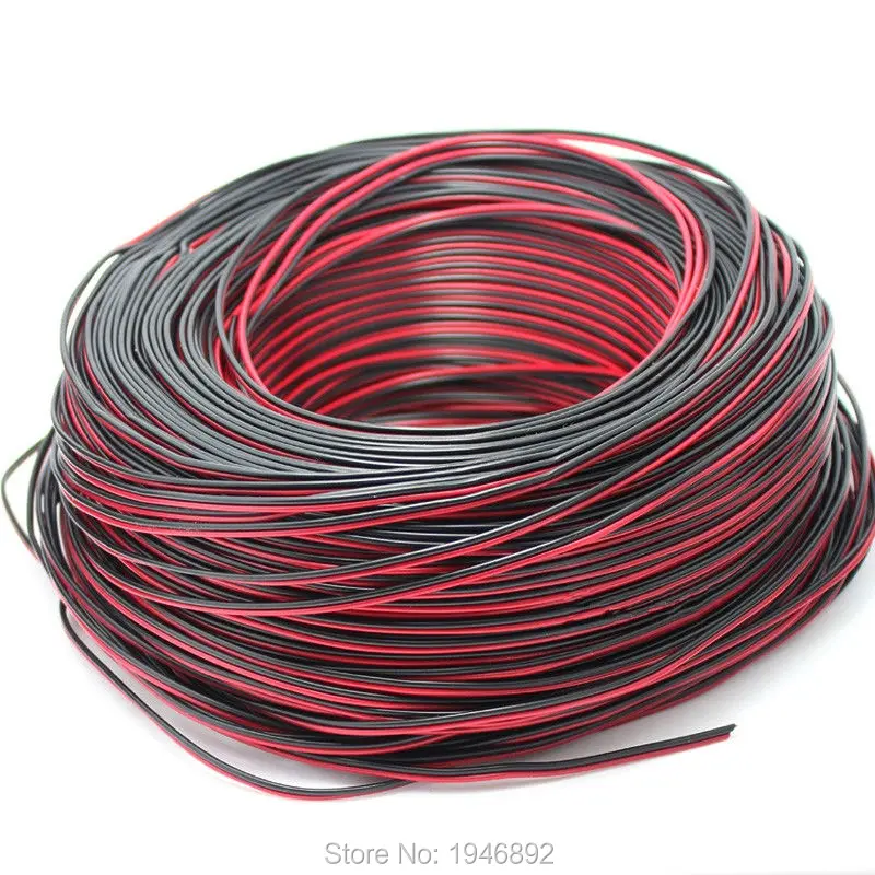 RVB 2 * 0 3 квадратный Медь красные с черным цветом кабель параллельно регулятору