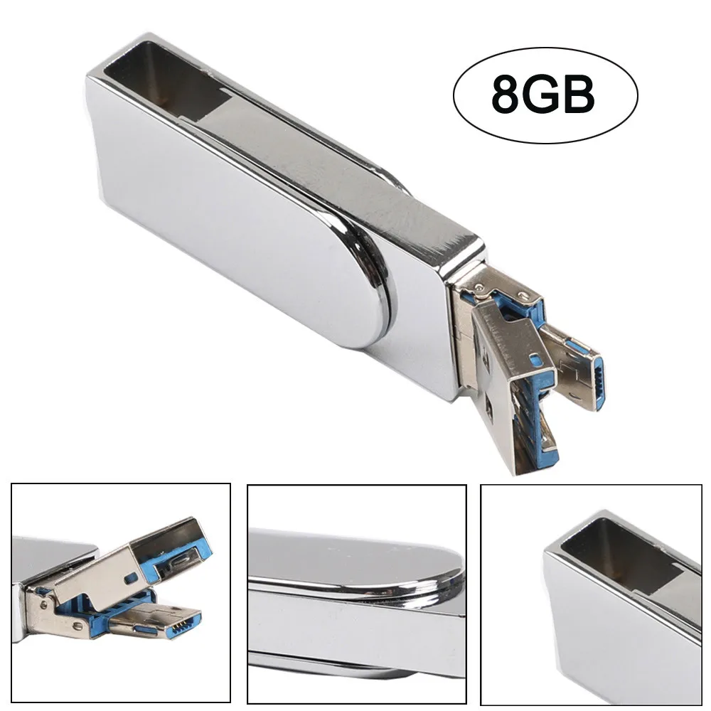 USB 3 0 8 ГБ флэш-накопитель карта памяти OTG и двойного назначения U диск 80 МБ/с./с 4 |