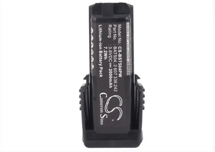 Аккумулятор Cameron Sino 2000 мАч для BOSCH 36019A2010 GSR Mx2Drive SPS10 2 607 336 241 BAT504|Цифровые