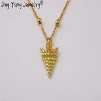 jing yang pendulum stone healing pyramid reiki copper pendulum metal pendant charms chrome rose gold fashionable with chain