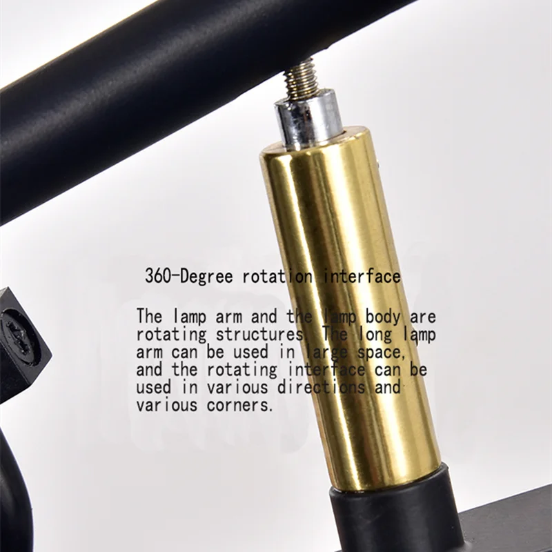 Цена Креативная лампа с длинным кронштейном, украшение для гостиной в скандинавском стиле, прикроватная, для кабинета, вращающаяся, с длинным по...