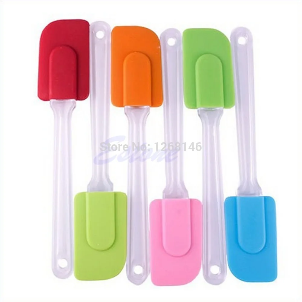 1 шт. кухонная силиконовая лопатка для перемешивания торта Скребок кисть масла