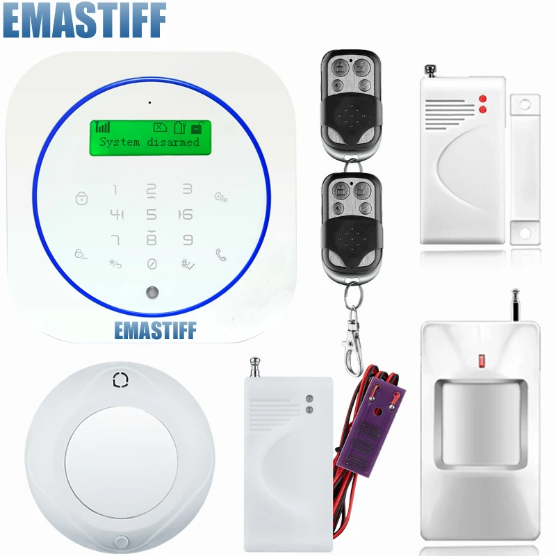 Сигнализация домашняя беспроводная с ЖК дисплеем и поддержкой SIM SMS|alarm system|alarm