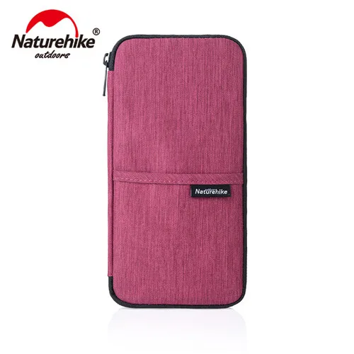 Purple-red Naturehike многофункциональный открытый мешок для наличных денег, паспорта, карты мульти использование путешествия бумажник NH17C001-B - Цвет: Purple-red