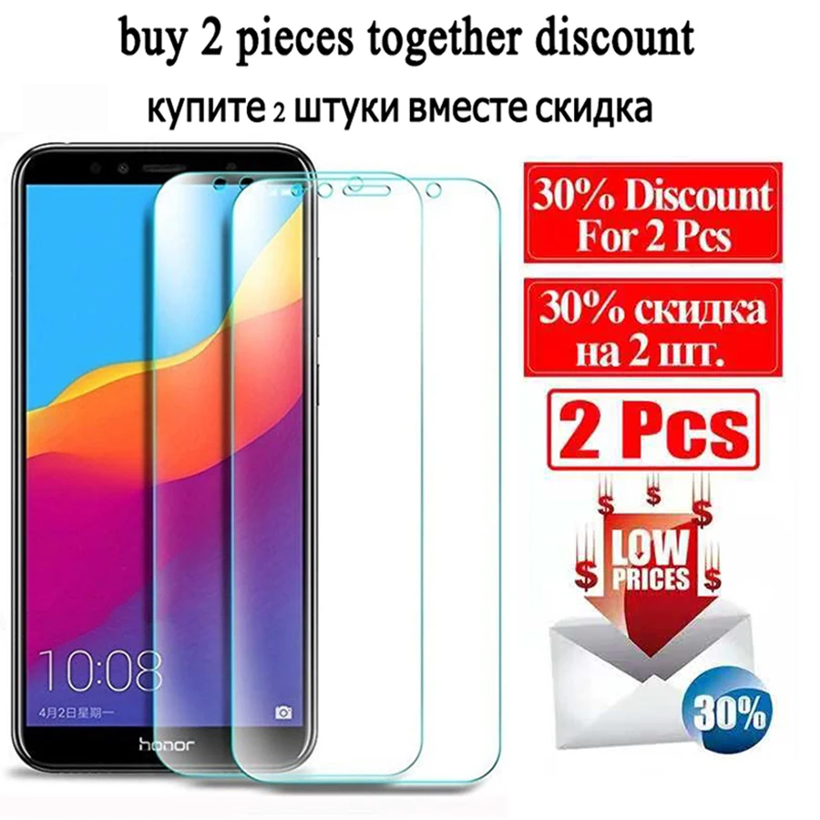 Для huawei y6 защитное стекло y 7 prime 2018 y9 y3 y5 2017 9 на honer huavei y6ii y5ii ii закаленное y7prime y6prime 6y