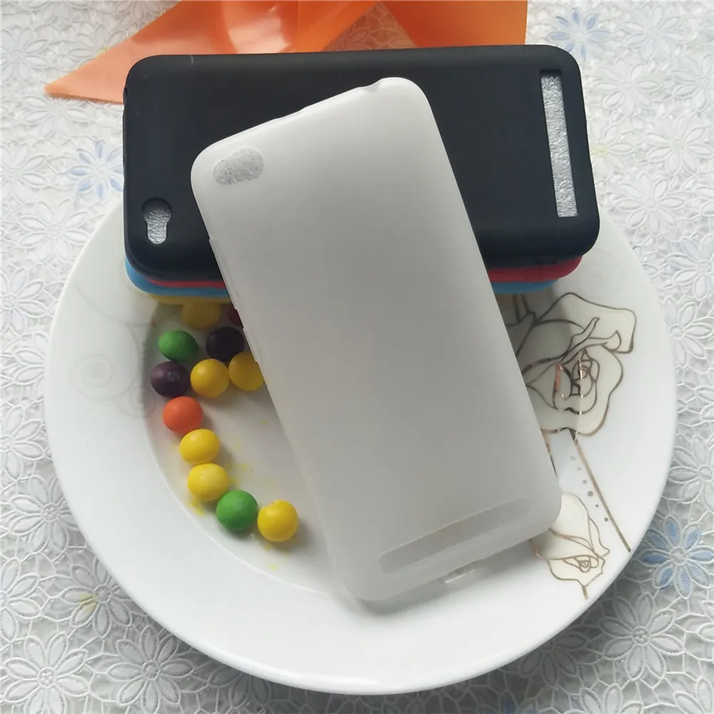Простой однотонный чехол-накладка для Xiaomi Redmi 5A 5 A Цветной силиконовый матовый