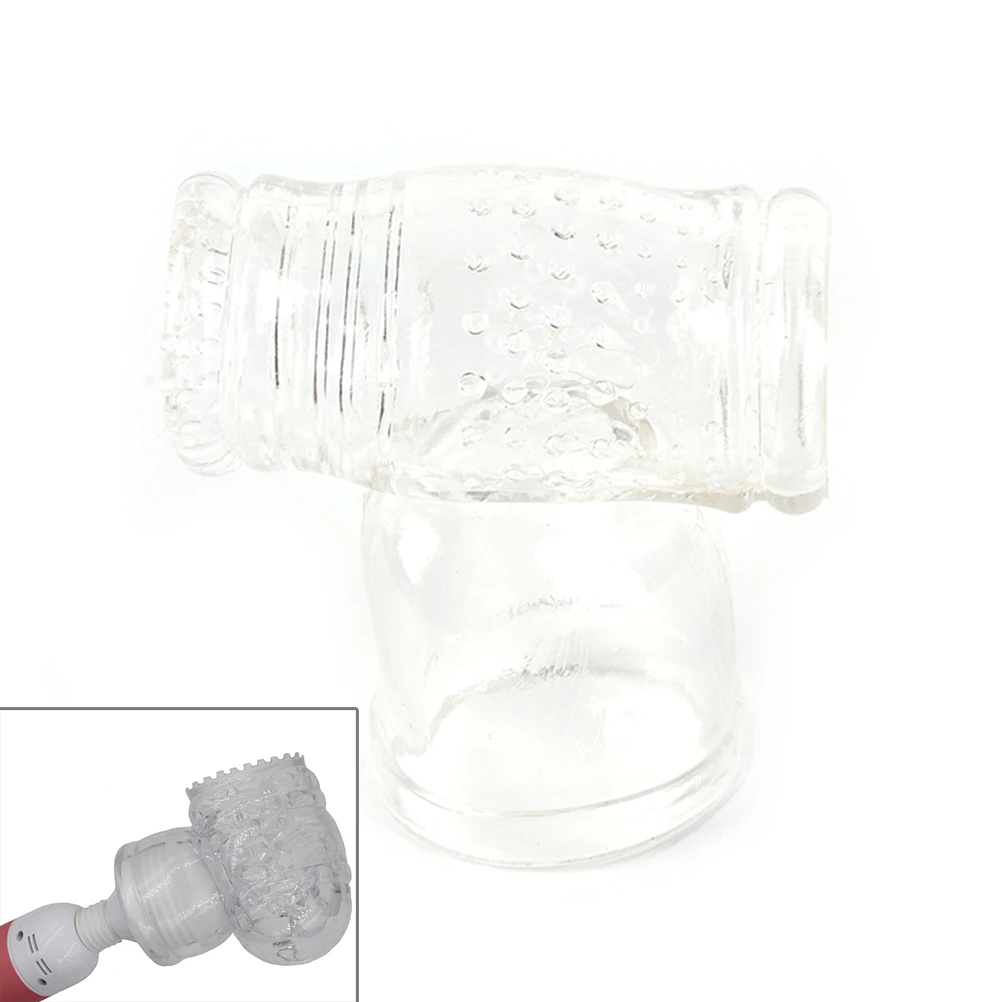 Прозрачный большой AV палочка вибратор головной убор массаж тела клитор