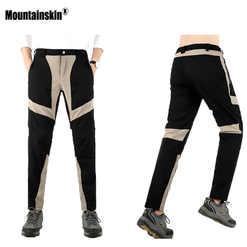 Мужские брюки Mountainskin весенне осенние для отдыха на природе пешего туризма спорта