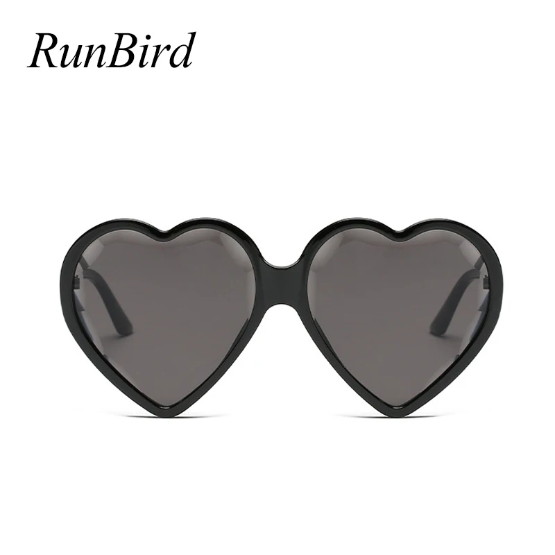 Женские солнцезащитные очки RunBird Love Heart брендовые дизайнерские в форме сердца