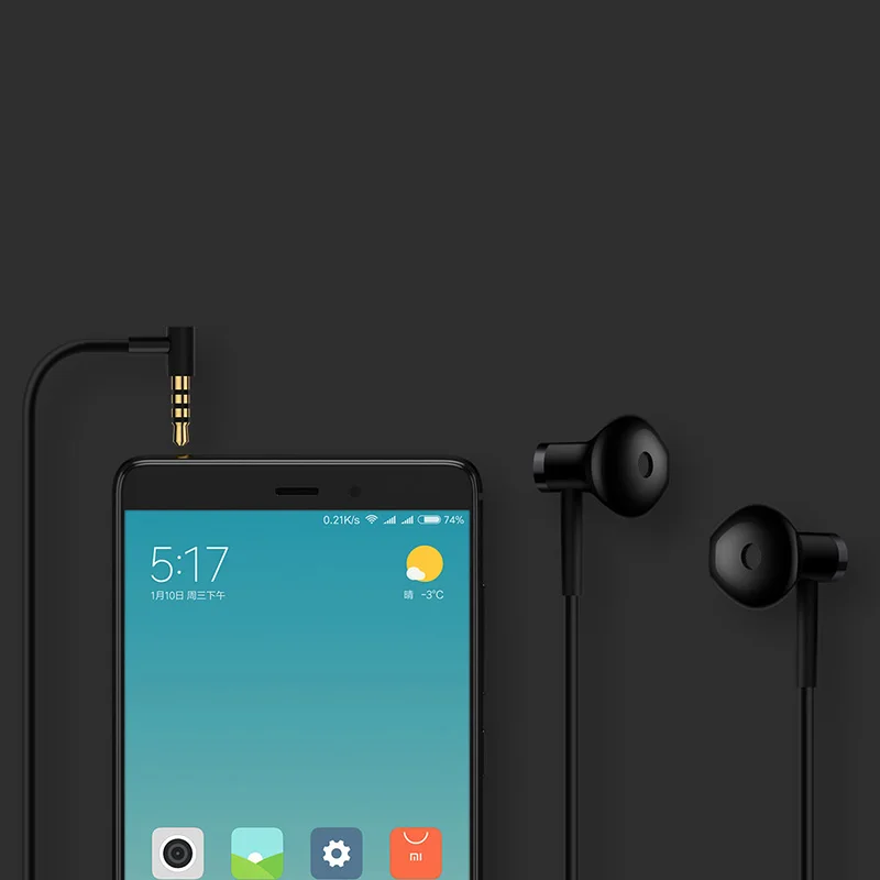 Xiaomi двухблочный полунаушник Динамический и керамический рог супер качество