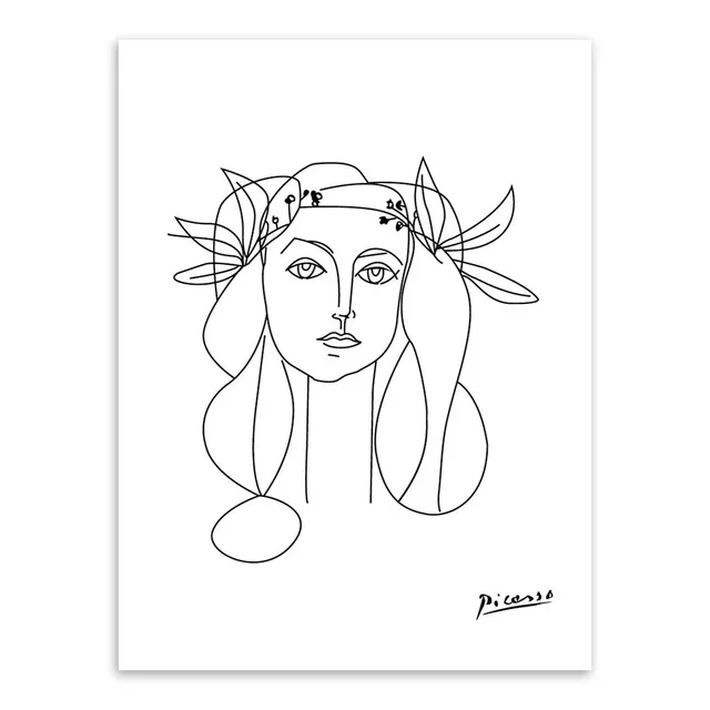 Пикассо abstrato животных да forma minimalista Grande холст Книги по искусству печать плакат