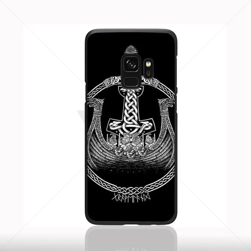 Yinuoda Ragnar Lothbrok Vikings серия окрашенные аксессуары для телефонов Чехол Samsung Galaxy s7 S10plus