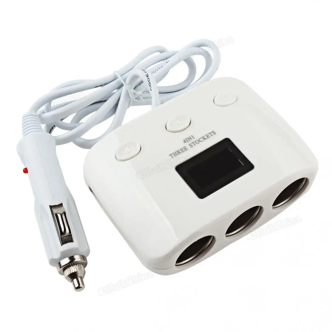 3 Way розетка для автомобильного прикуривателя Разветвитель 2 USB конвертер питания Автомобильное зарядное устройство адаптер Поддержка автоматического отключения питания