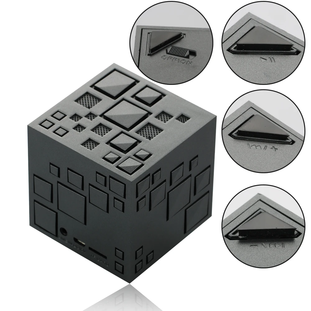 Abuzhen Bluetooth динамик портативный стерео звуковая коробка mp3 плеер сабвуфер