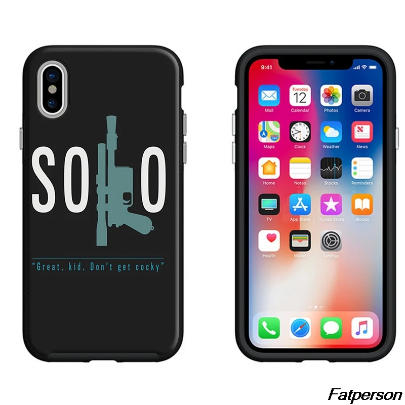 Solo A Star Wars Story черный мягкий силиконовый чехол для телефона из ТПУ Apple iPhone X10 6s 6 7 8