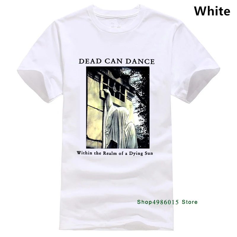 Белый Dead Can Dance-In The Realm of A Dying Sun черная футболка повседневные футболки размера плюс Топы в стиле хип-хоп, S-3Xl - Цвет: Белый