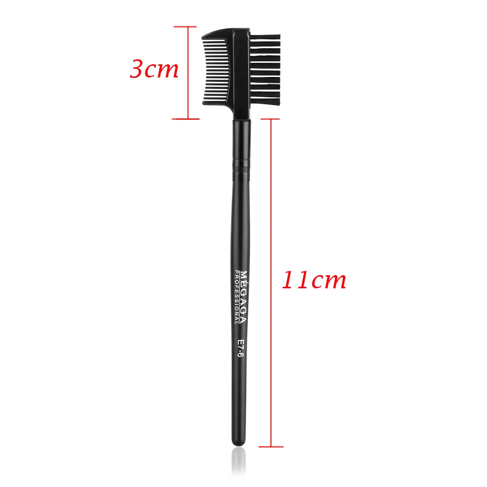 1 шт. Новинка красота черный двойного назначения ресниц бровей 2в1 щетка расческа