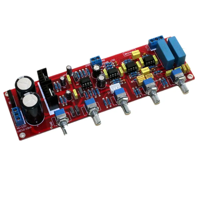 NE5532 HiFi 2,1 тональный предусилитель завершенная плата