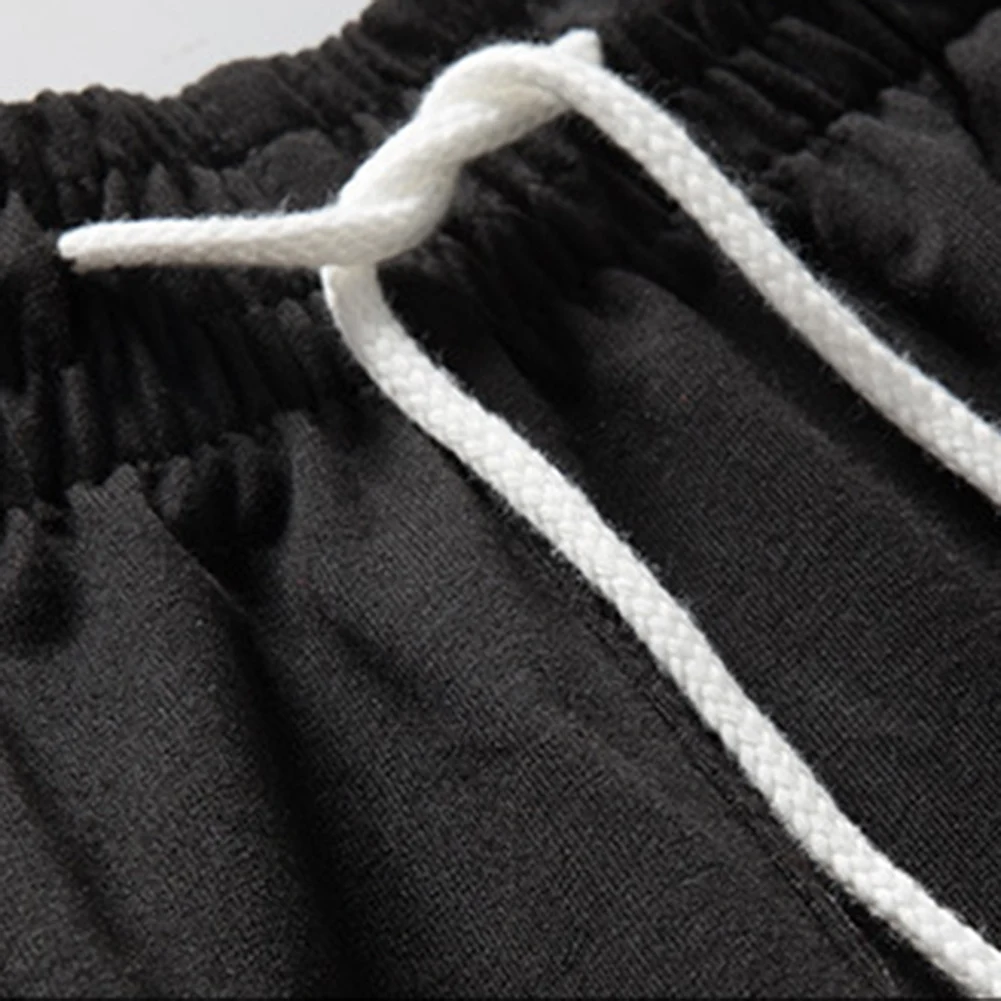 Летние мужские шорты 6XL пляжные из хлопка Повседневные спортивные костюмы для