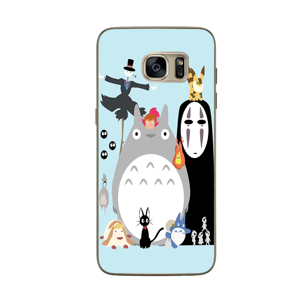 Cute Totoro Spirited Away Studio Ghibli Soft Silicon Phone Case Cover For Samsung S6 S7 Edge S8 S9 Plus A3 A5 A6 A7 A8 A9 Star |