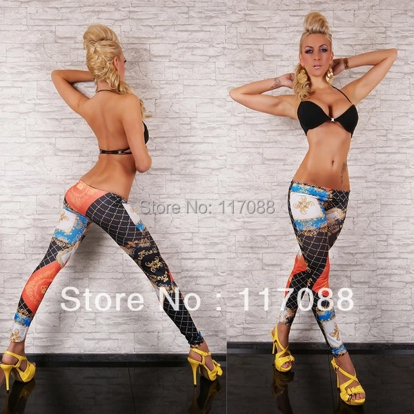 Бесплатная доставка ML7589 дизайнерские женские брюки с высокой талией леггинсы