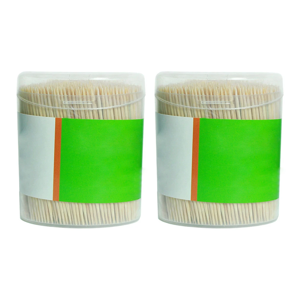 1000 шт/2 коробки зубочистка для вечеринки Ресторан палка двойная головка кухня