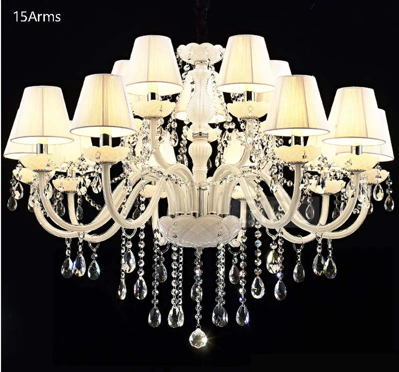 

SHIXNIMAO Luxury Electric Crystal Chandelier 6Arm/8Arm/10Arm/15Arm Crystal lamp Crystal Chandelier