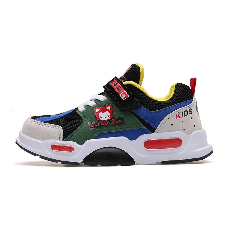 2018 весна и осень кроссовки детские дышащие модные спортивные Девочки Мальчики