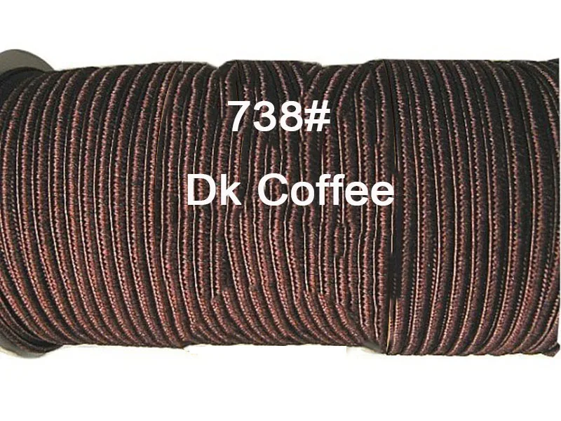 4mm DK Coffe Best Flat Line Nylon Cord+130m/Roll Jewelry Accessories Thread Macrame Rope Bracelet Necklace String Beading Cords