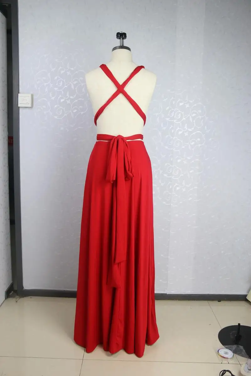 Сексуальное женское длинное платье-трансформер для подружки невесты | Женская