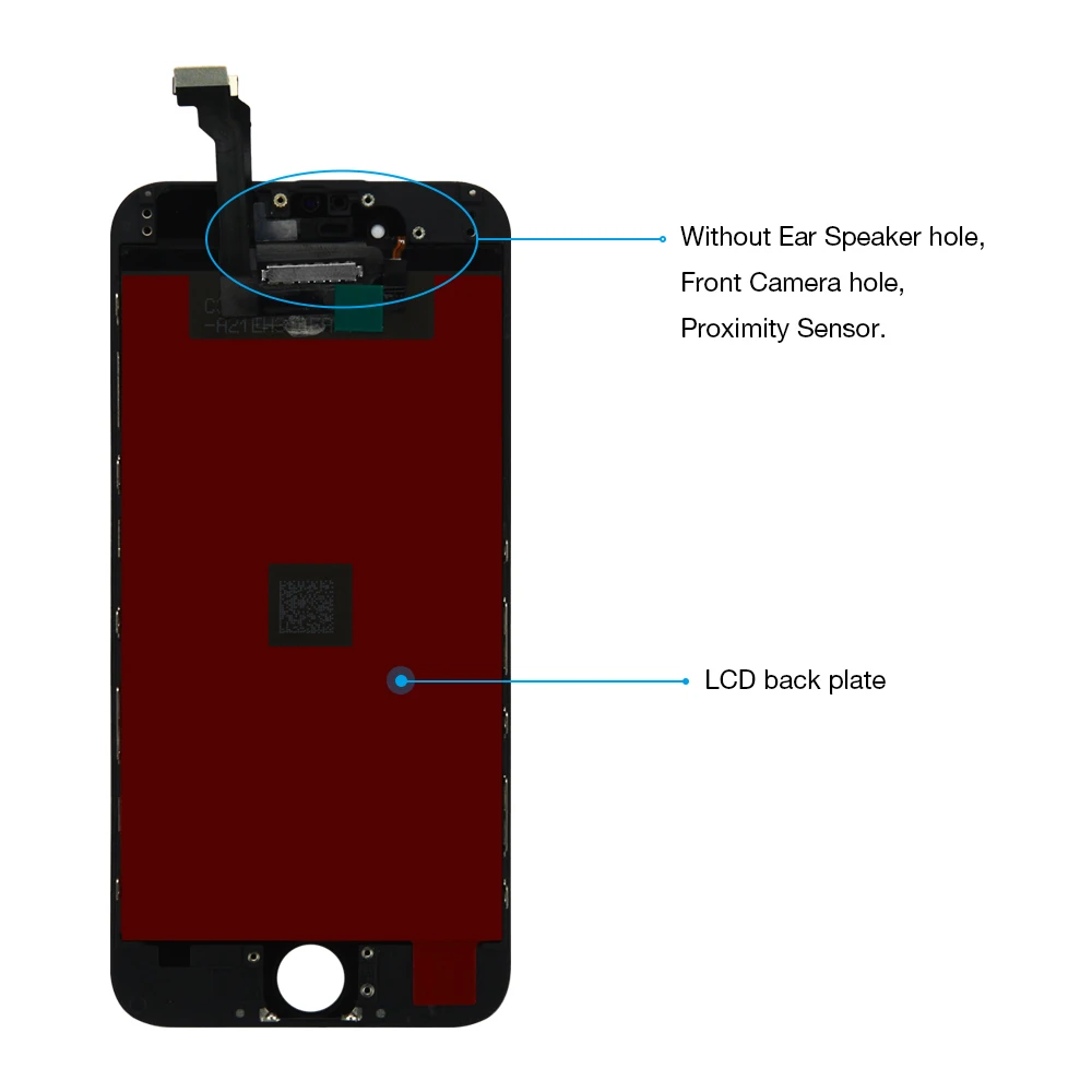 10 шт./лот DHL oem дисплей для iPhone 6 6g AAA ЖК-экран Запасные части 3D сенсорный дигитайзер сборка тест