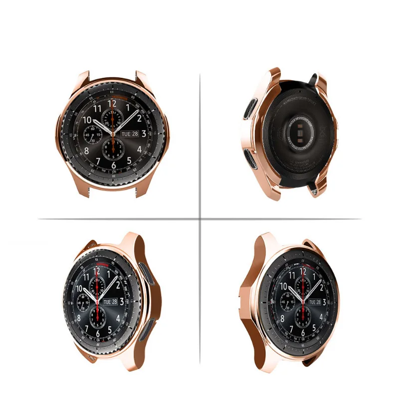 ТПУ защитный чехол для samsung Galaxy Watch 42 мм 46 мм для samsung gear S3 Смарт-часы защитные аксессуары D24