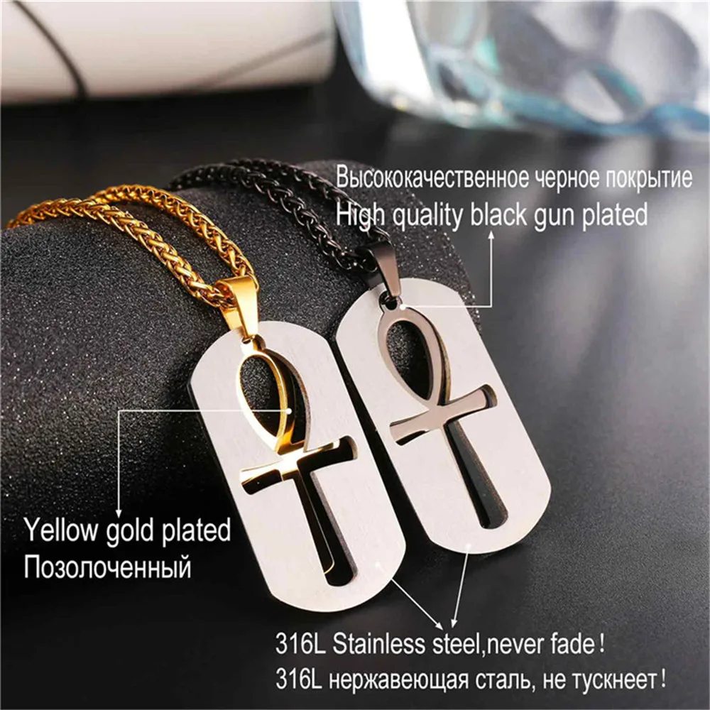 Новинка 2017 мужские ювелирные изделия бирка из нержавеющей стали черного цвета с