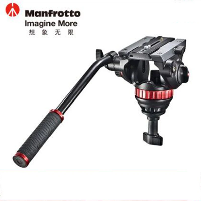 Manfrotto mvh502a Fluid видеоголовка Алюминий Штатив Профессиональный головкой с Quick Release