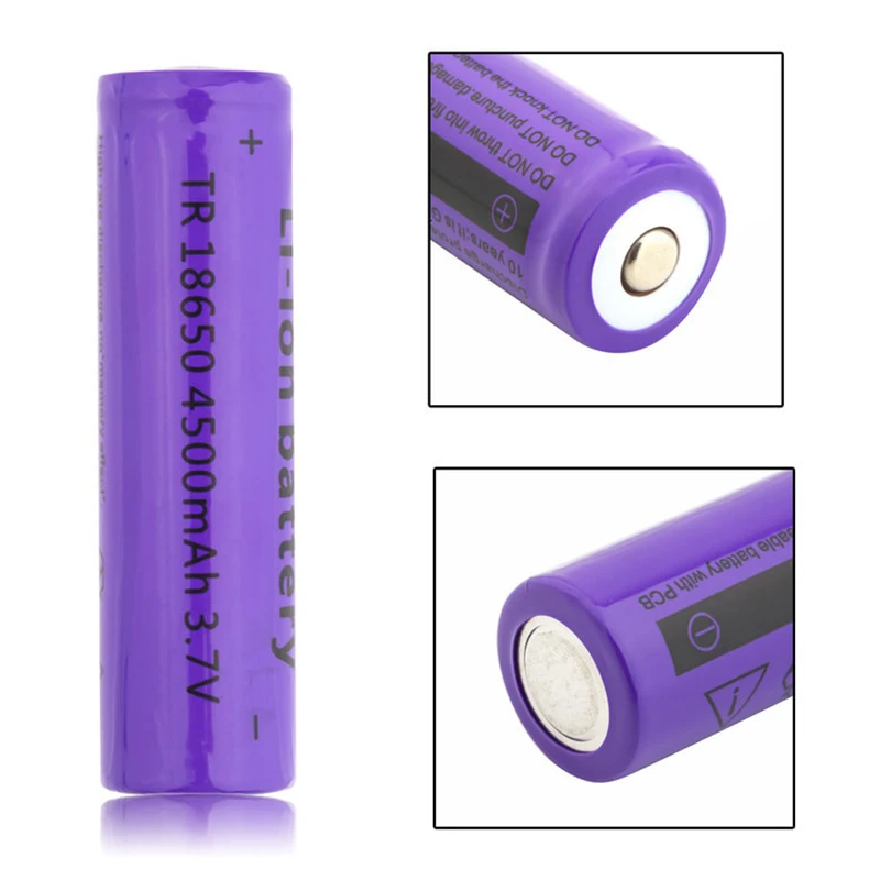 GTF 3 7 V 4500mah 18650 литий ионный аккумулятор Батарея перезаряжаемый для RC игрушки