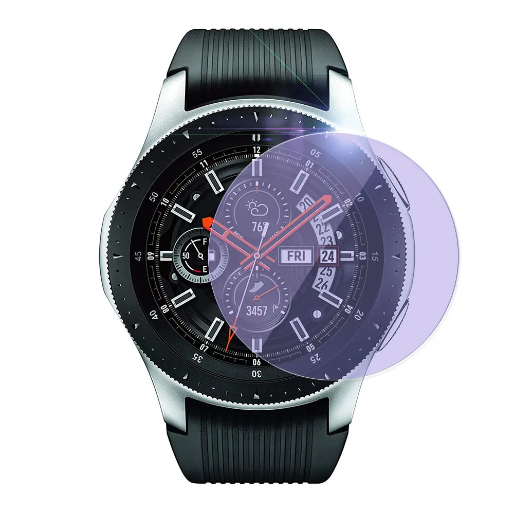 5 шт. защита от синего света закаленное стекло для Samsung Galaxy Watch 46 мм Защитное экрана