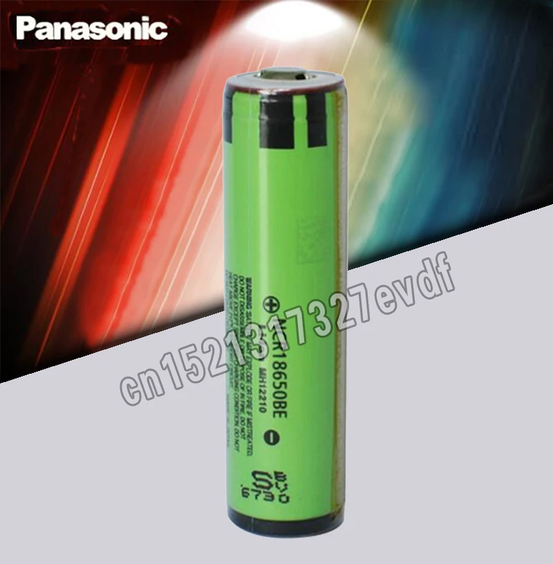 panasonic Защищенный 18650 NCR18650BE 3200mah 3,7 v литий-ионный аккумулятор с PCB