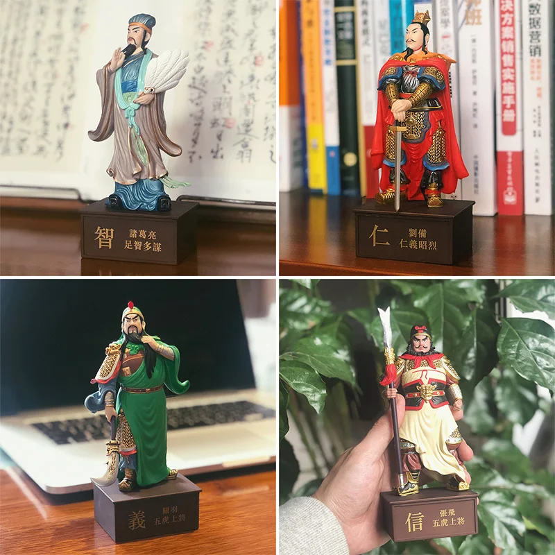 15 см оригинальные игрушки из трех царств чжугелиан любей Гуань Юй Куклы Аниме