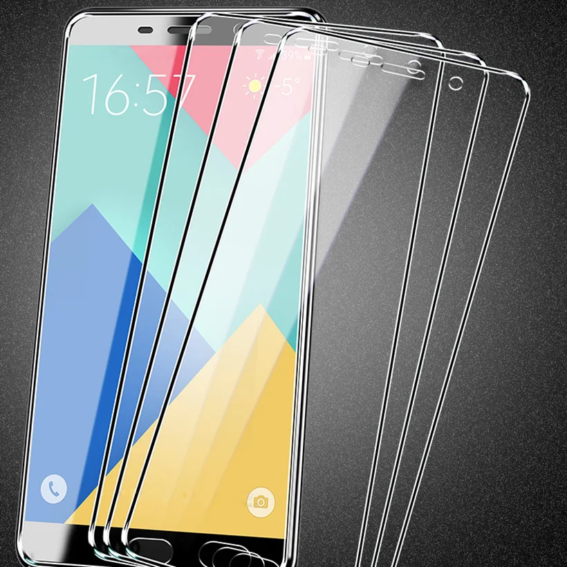 3 шт./лот HD закаленное стекло передней фильм защита экрана forSamsung A9 царапинам